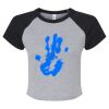 Women's Micro Rib Raglan Baby Tee Thumbnail