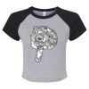 Women's Micro Rib Raglan Baby Tee Thumbnail