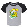Women's Micro Rib Raglan Baby Tee Thumbnail