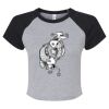 Women's Micro Rib Raglan Baby Tee Thumbnail