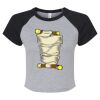 Women's Micro Rib Raglan Baby Tee Thumbnail