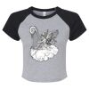 Women's Micro Rib Raglan Baby Tee Thumbnail