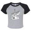 Women's Micro Rib Raglan Baby Tee Thumbnail
