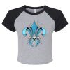 Women's Micro Rib Raglan Baby Tee Thumbnail