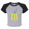 Women's Micro Rib Raglan Baby Tee Thumbnail