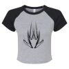 Women's Micro Rib Raglan Baby Tee Thumbnail