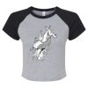 Women's Micro Rib Raglan Baby Tee Thumbnail