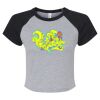 Women's Micro Rib Raglan Baby Tee Thumbnail