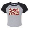 Women's Micro Rib Raglan Baby Tee Thumbnail