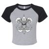 Women's Micro Rib Raglan Baby Tee Thumbnail