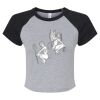 Women's Micro Rib Raglan Baby Tee Thumbnail