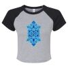Women's Micro Rib Raglan Baby Tee Thumbnail