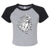 Women's Micro Rib Raglan Baby Tee Thumbnail