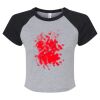 Women's Micro Rib Raglan Baby Tee Thumbnail