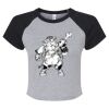 Women's Micro Rib Raglan Baby Tee Thumbnail