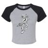 Women's Micro Rib Raglan Baby Tee Thumbnail