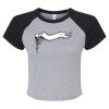 Women's Micro Rib Raglan Baby Tee Thumbnail