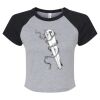 Women's Micro Rib Raglan Baby Tee Thumbnail