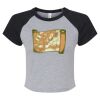 Women's Micro Rib Raglan Baby Tee Thumbnail