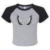 Women's Micro Rib Raglan Baby Tee Thumbnail