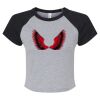 Women's Micro Rib Raglan Baby Tee Thumbnail