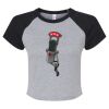 Women's Micro Rib Raglan Baby Tee Thumbnail