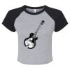 Women's Micro Rib Raglan Baby Tee Thumbnail