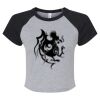 Women's Micro Rib Raglan Baby Tee Thumbnail