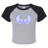 Women's Micro Rib Raglan Baby Tee Thumbnail