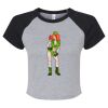 Women's Micro Rib Raglan Baby Tee Thumbnail