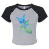 Women's Micro Rib Raglan Baby Tee Thumbnail