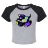 Women's Micro Rib Raglan Baby Tee Thumbnail