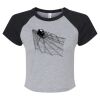 Women's Micro Rib Raglan Baby Tee Thumbnail