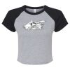 Women's Micro Rib Raglan Baby Tee Thumbnail