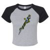 Women's Micro Rib Raglan Baby Tee Thumbnail