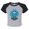 Women's Micro Rib Raglan Baby Tee Thumbnail