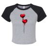 Women's Micro Rib Raglan Baby Tee Thumbnail
