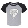 Women's Micro Rib Raglan Baby Tee Thumbnail