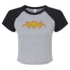 Women's Micro Rib Raglan Baby Tee Thumbnail