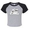 Women's Micro Rib Raglan Baby Tee Thumbnail