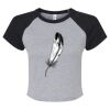 Women's Micro Rib Raglan Baby Tee Thumbnail