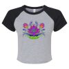 Women's Micro Rib Raglan Baby Tee Thumbnail