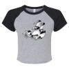 Women's Micro Rib Raglan Baby Tee Thumbnail