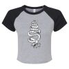 Women's Micro Rib Raglan Baby Tee Thumbnail