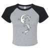 Women's Micro Rib Raglan Baby Tee Thumbnail