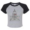 Women's Micro Rib Raglan Baby Tee Thumbnail