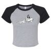 Women's Micro Rib Raglan Baby Tee Thumbnail