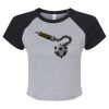 Women's Micro Rib Raglan Baby Tee Thumbnail