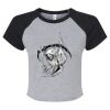 Women's Micro Rib Raglan Baby Tee Thumbnail