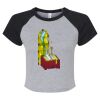 Women's Micro Rib Raglan Baby Tee Thumbnail